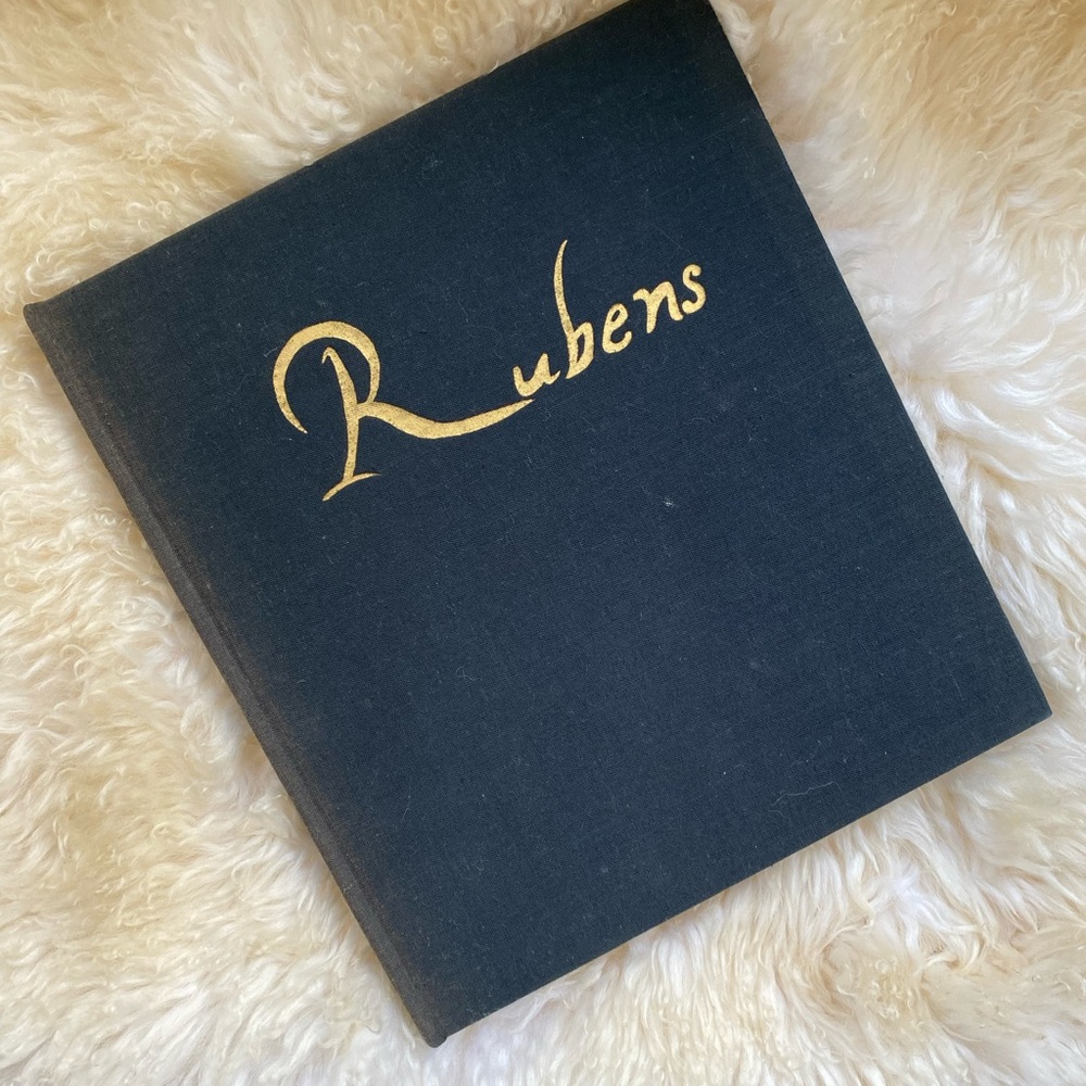 VTG Rubens Black and Gold Hardcover Book